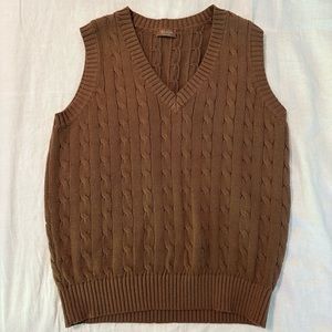 Brandy Melville/ John Galt brown sweater vest